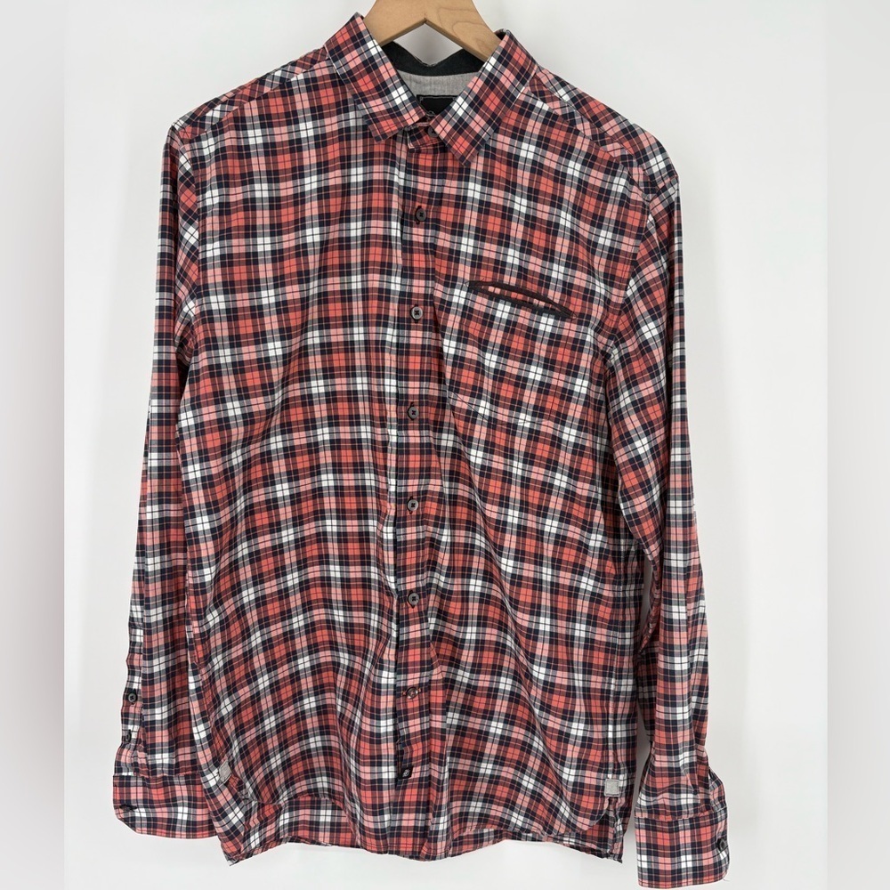 7 Diamonds Men's Button-Up Long Sleeve Shirt
